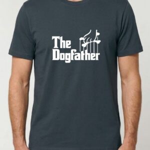 Tricou din bumbac organic Premium-The Dogfather, Unisex