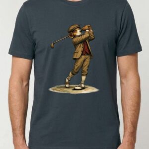 Tricou din bumbac organic Premium-Golf Dog, Unisex