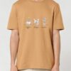 Tricou din bumbac organic Premium-Coffee, dogs and wine, Unisex