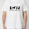 Tricou din bumbac organic Premium-Less people, more dogs, Barbati