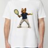 Tricou din bumbac organic Premium-Tennis Dog, Barbati