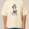 Tricou bumbac organic Oversized-Just be you, Unisex