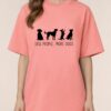 Tricou bumbac organic Oversized-Less people, more dogs, Unisex