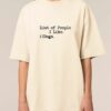 Tricou bumbac organic Oversized-List of people I like, Unisex