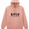 Hanorac printat-Less people, more dogs, Unisex