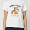 Tricou din bumbac organic Premium-Introverted, Femei