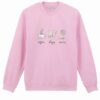 Bluza printata-Coffee, Dogs and Wine, Unisex