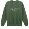 Bluza printata-Life is better with my dogs, Unisex