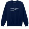 Bluza printata-List of people I like, Unisex